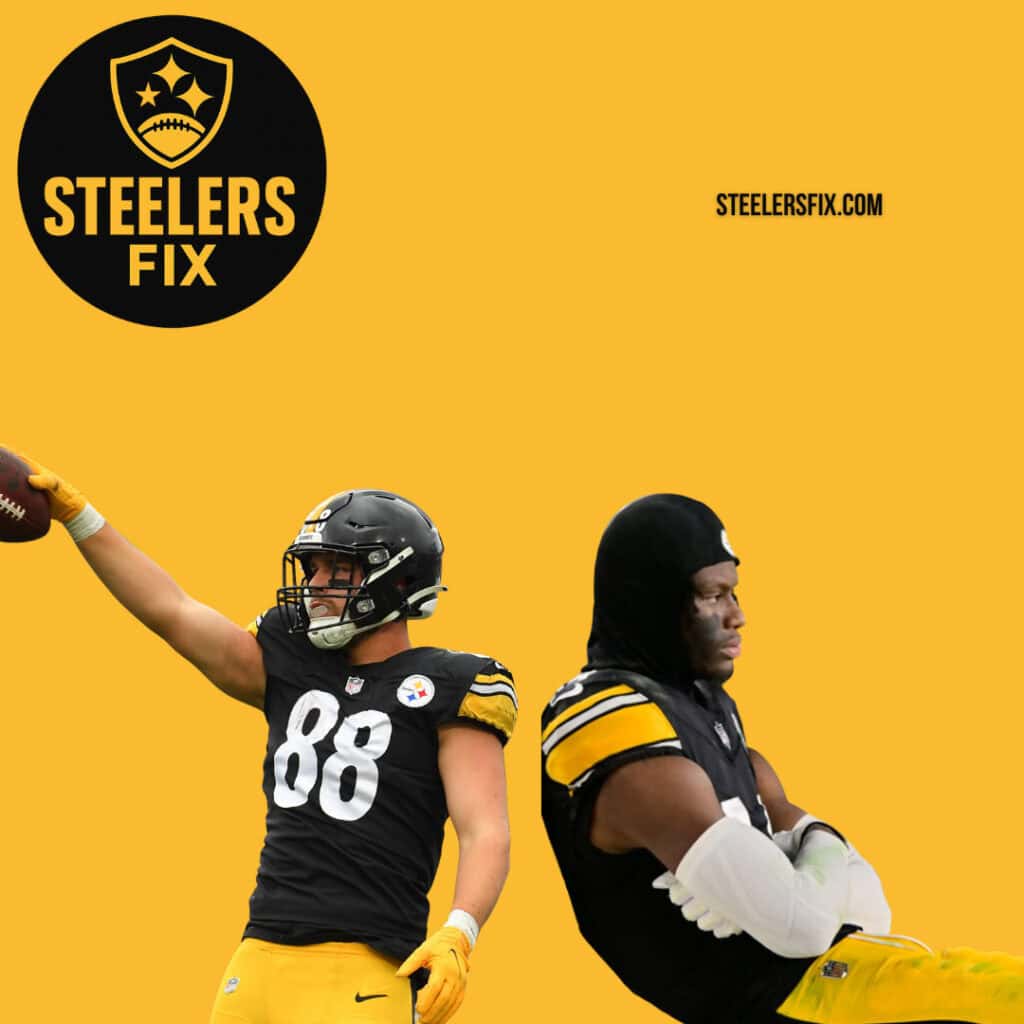 George Pickens Skips Kids Camp—Pat Freiermuth Steps Up as Steelers Embrace High-Character Culture 1 muthandpickens 1